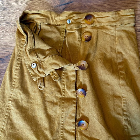 Miami Copper Button Up Skirt- Women’s size Small - Picture 3 of 5